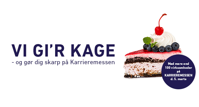 Vi giver kage!
