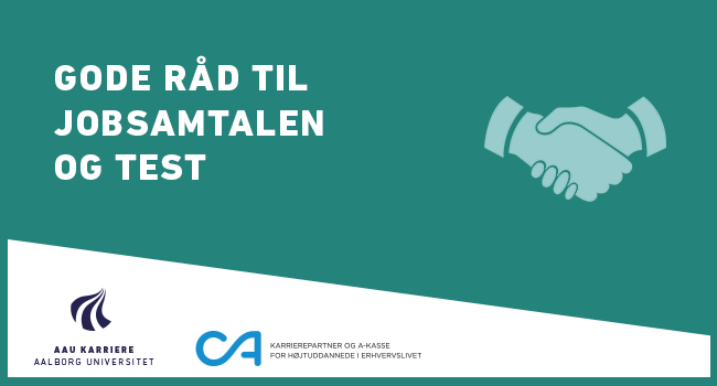 Gode råd til jobsamtalen og test (Foråret 2020)